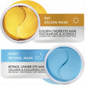 Enaskin Naturals Under Eye Patches Kit – 120 Pcs Retinol & 24K Gold Gel Masks (2 Pack) for Day & Night Use