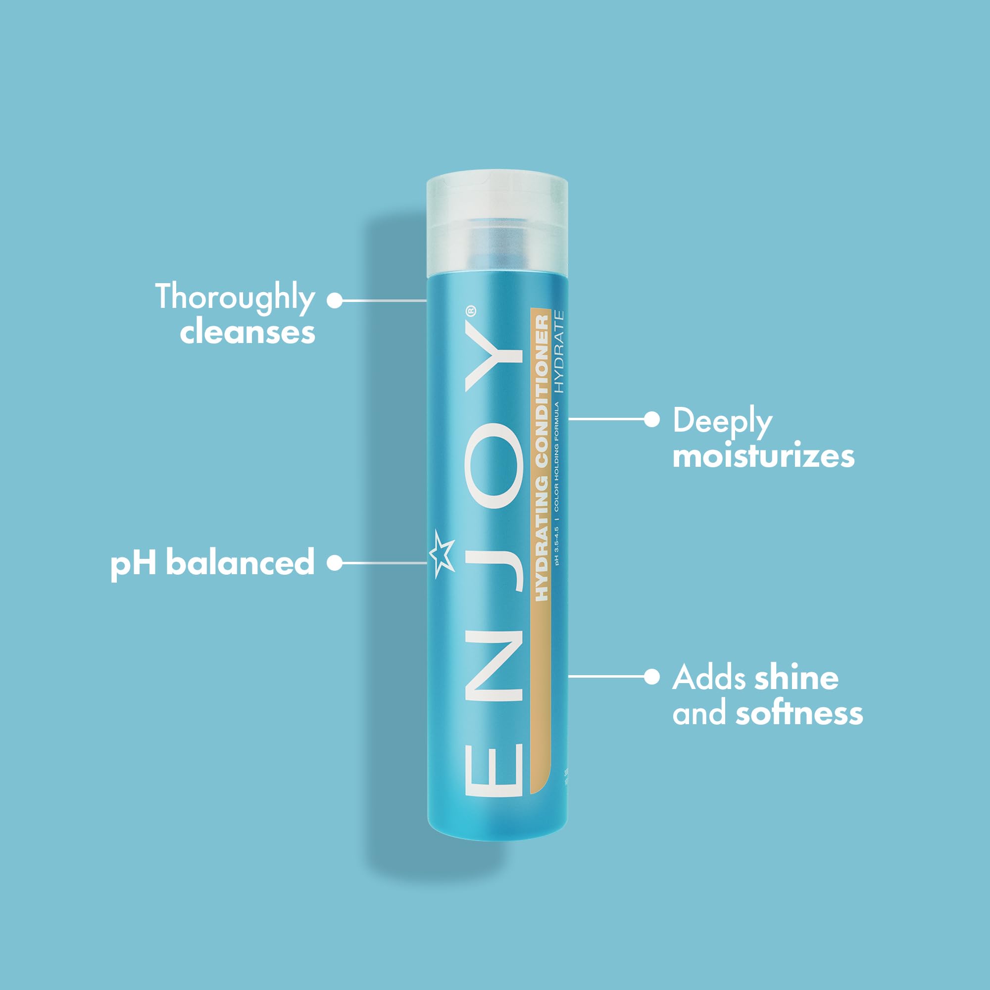 Enjoy Hydrating Conditioner – Moisturizing, Smoothing & Color Safe • Sulfate-Free (33.8 Fl Oz)