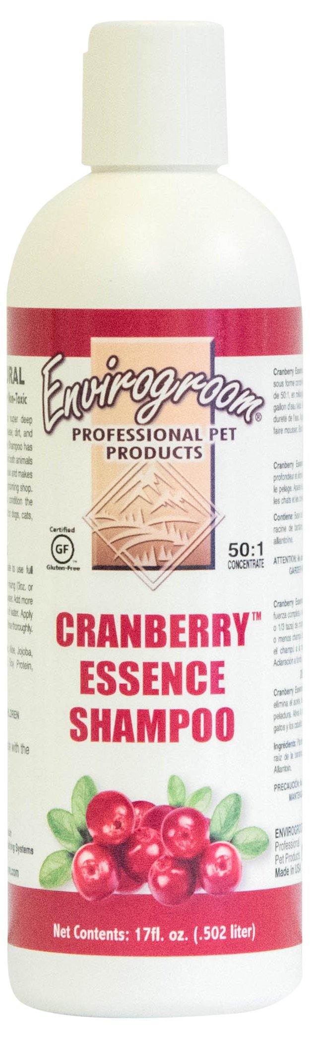 Envirogroom Cranberry Essence Shampoo 17 oz – Deep Clean, Gentle Coat Care
