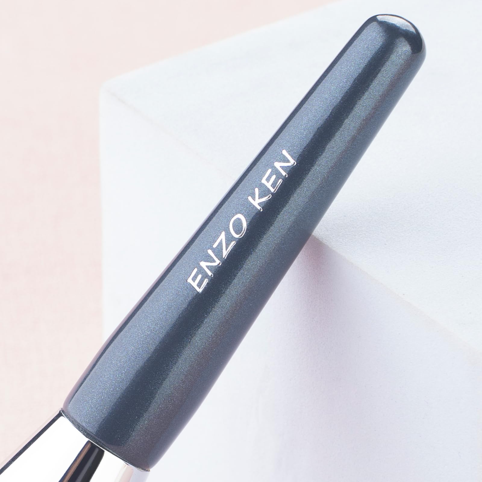 ENZO KEN Angled Kitten Paw Foundation Brush for Liquid Makeup - 10L01