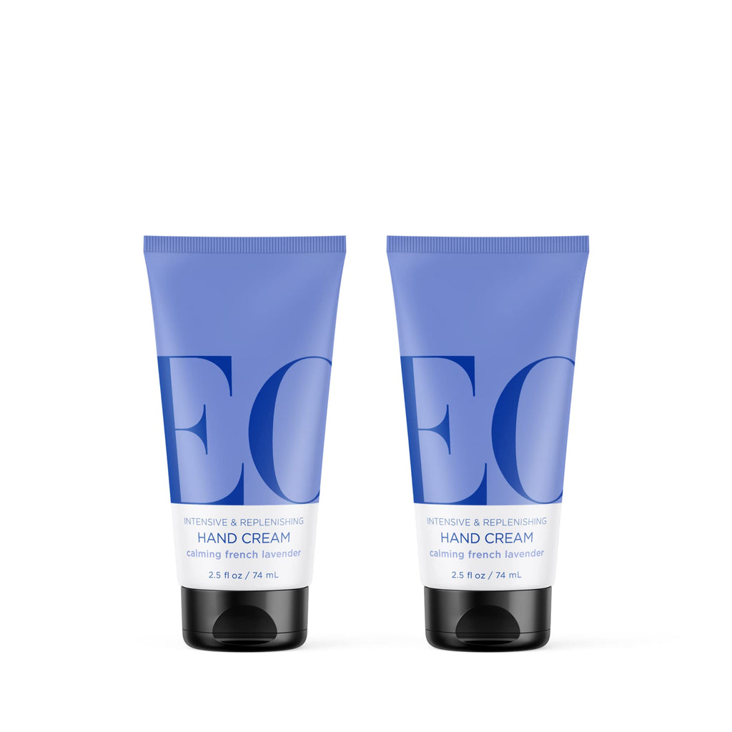 EO Hand Cream French Lavender – Organic Plant-Based Moisturizer (2x2.5 oz)