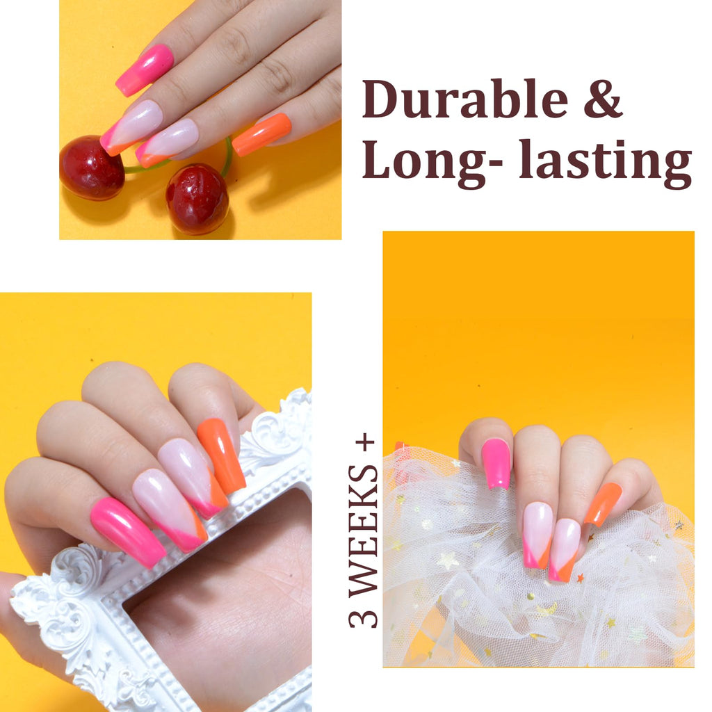 Eodci Dip Powder Nail Kit Starter – 6 Colors, Base & Top Coat, Activator, Brush Saver (12 Pcs)