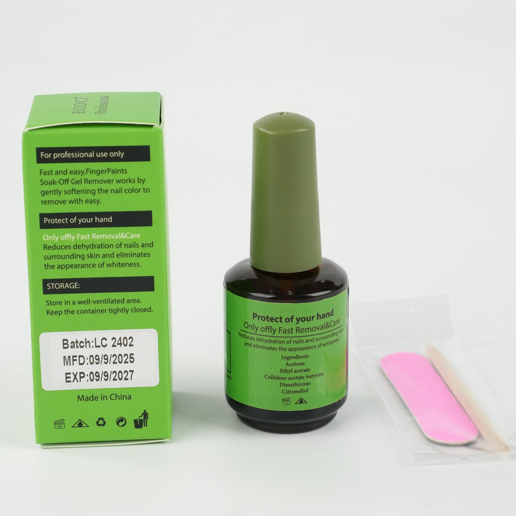 Eodci 3-Piece Magic Nail Polish Remover Set – Quick Soak-Off Gel Polish Remover