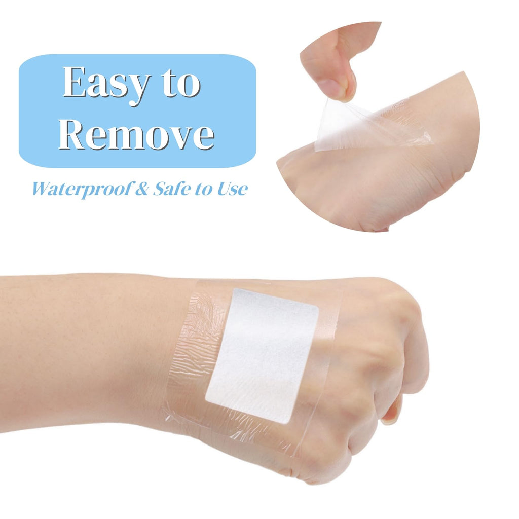 Eorbow 6-Size Waterproof Adhesive Bandage – Transparent Film Dressing for Tattoo Aftercare