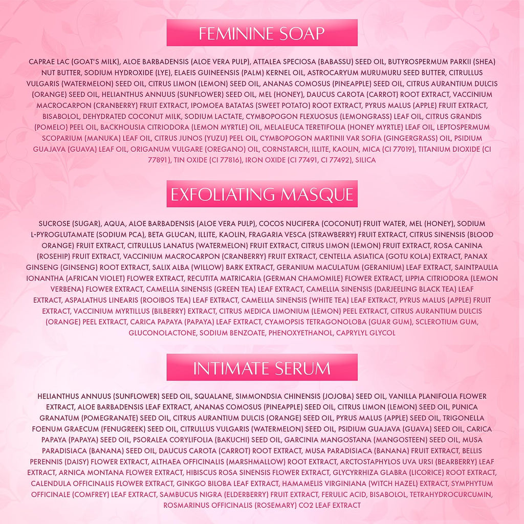 ÉPANOUIE Epanouie Skin | Pretty Kitty Intimate Care — Premium Botanical Hygiene Trio Set