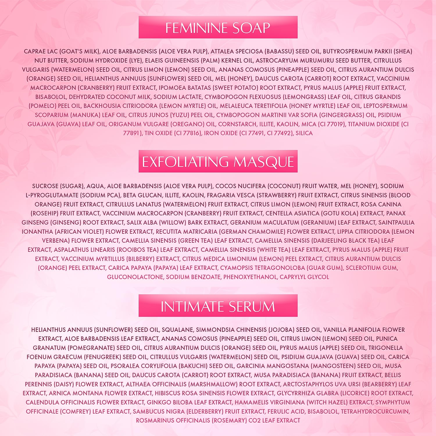 ÉPANOUIE Epanouie Skin | Pretty Kitty Intimate Care — Premium Botanical Hygiene Trio Set