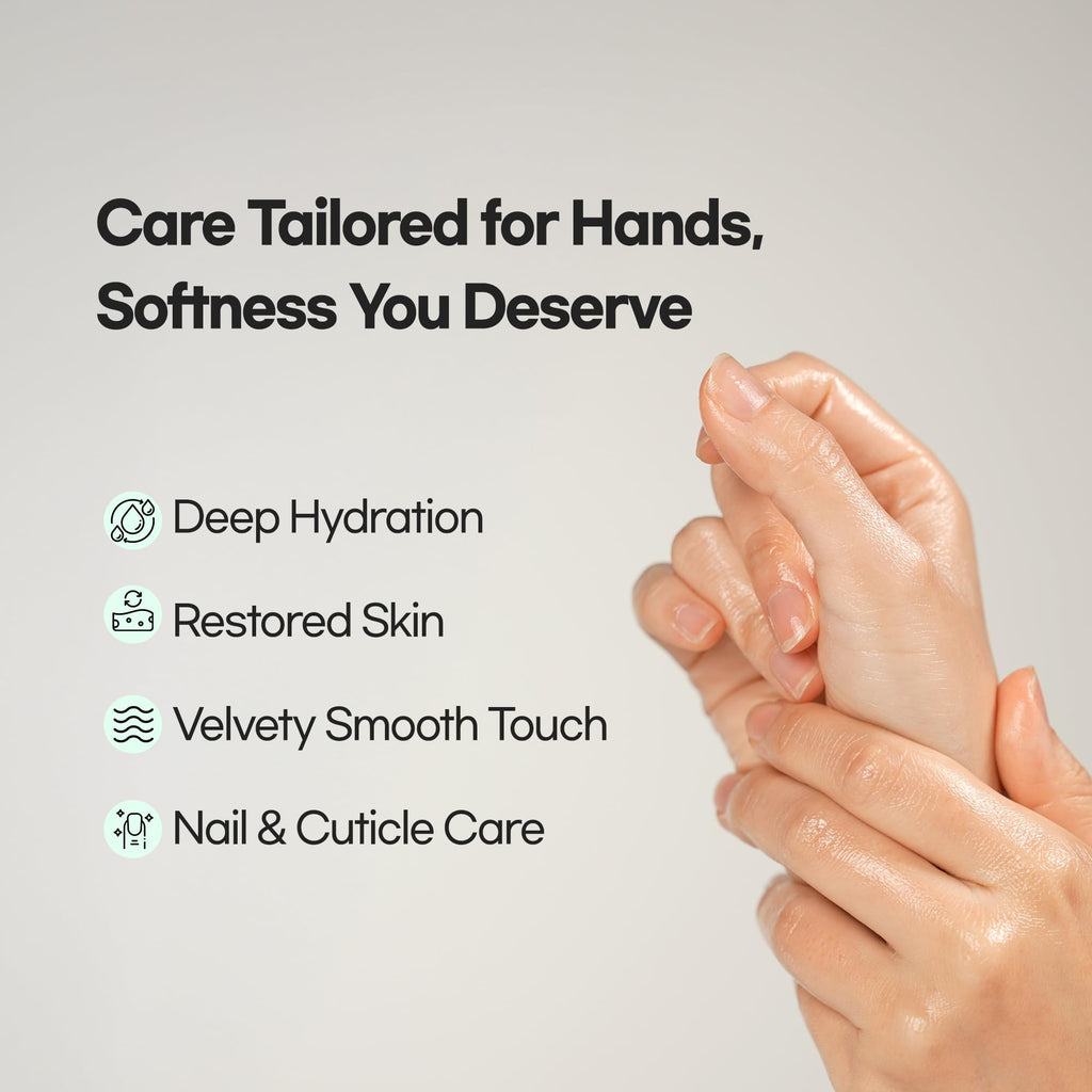 Epielle Nourishing Hand Mask – Deep Hydration with Hemp & Rosemary (6 Pairs)