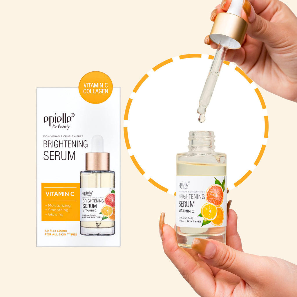Epielle Hydrating Vitamin C Serum with Hyaluronic Acid — 100% Vegan & Cruelty-Free