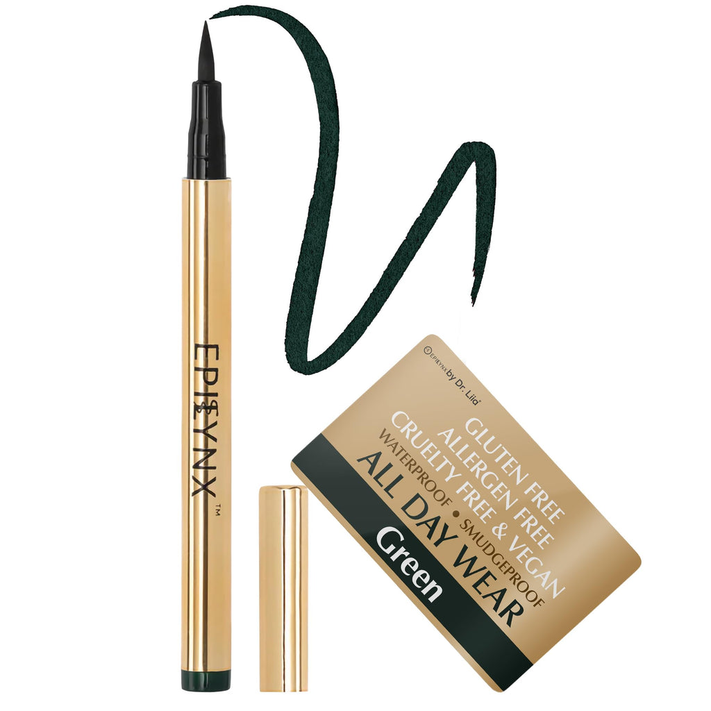 EPILYNX Liquid Eyeliner – Hypoallergenic, Waterproof, Vegan, Ultra-Fine Brush Tip (2mL)