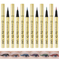 EPILYNX Liquid Eyeliner Gift Set - Waterproof, Hypoallergenic, Vegan, Gluten-Free with Fine Brush Tip (6 Shades)