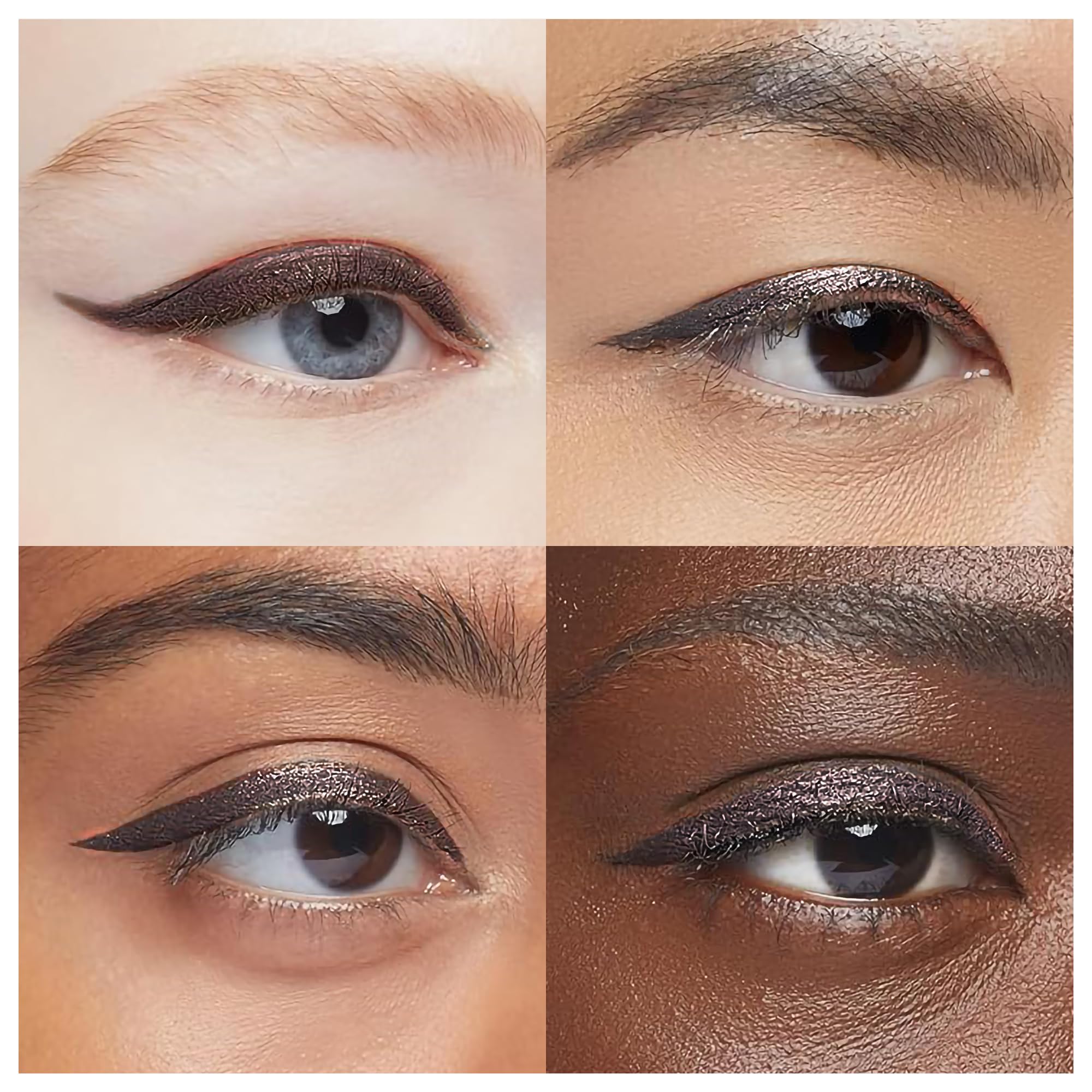 EPILYNX Liquid Eyeliner – Hypoallergenic & Waterproof Brown, 2mL, Fine Brush Tip