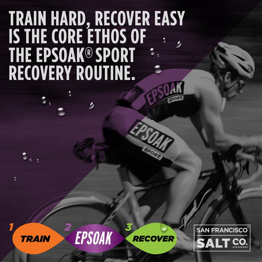 Epsoak Sport Recovery Epsom Salt Soak – Lavender Magnesium Sulfate, USA Made, 5 lbs