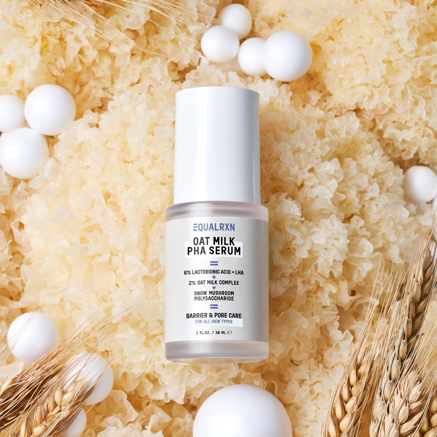 EqualRXN Oat Milk PHA Serum — Gentle Hydrating Exfoliant for Sensitive Skin