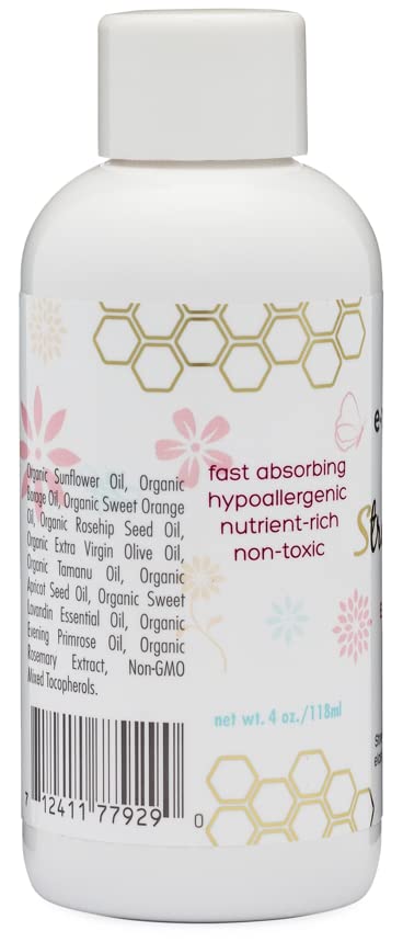 Era Organics Organic Stretch Mark Oil for Pregnancy – Extra Moisturizing Belly Oil & Pregnancy Must Haves