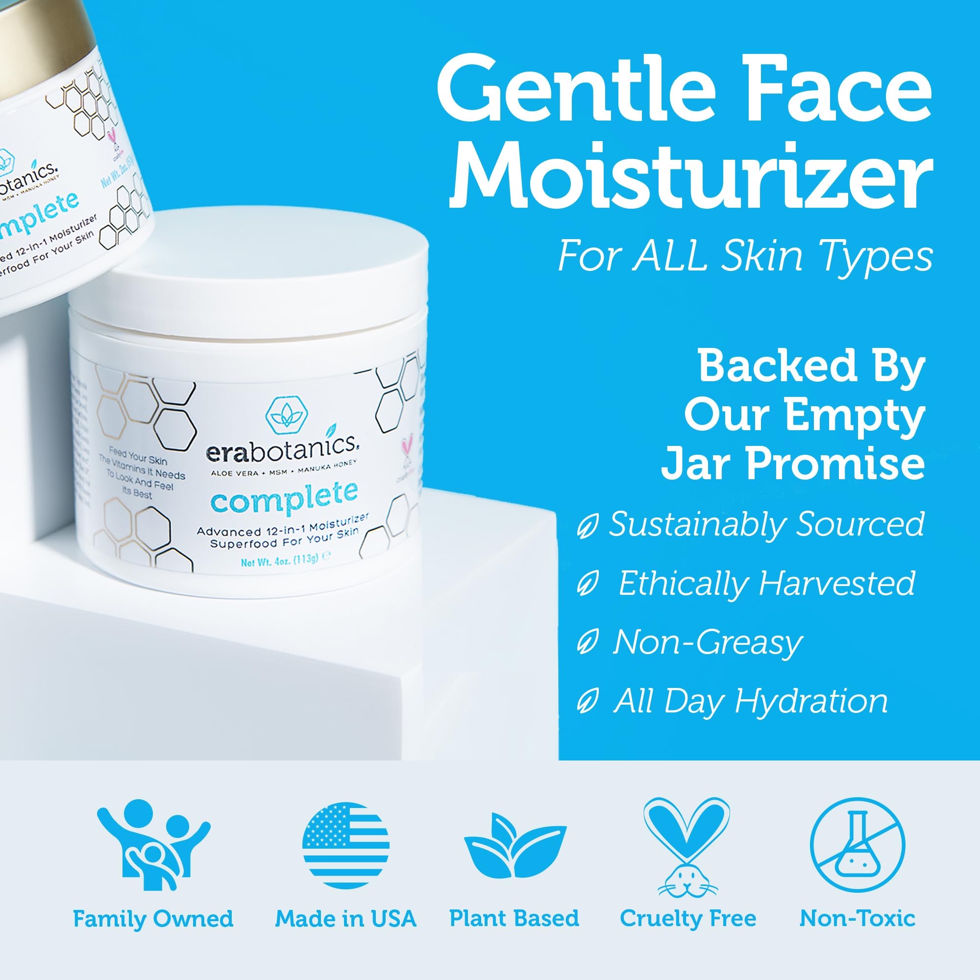Era Organics Manuka Honey Face Cream – 24-in-1 Nourishing Daily Moisturizer
