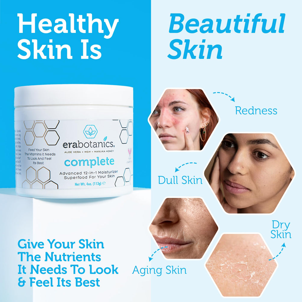 Era Organics Manuka Honey Face Cream – 24-in-1 Nourishing Daily Moisturizer