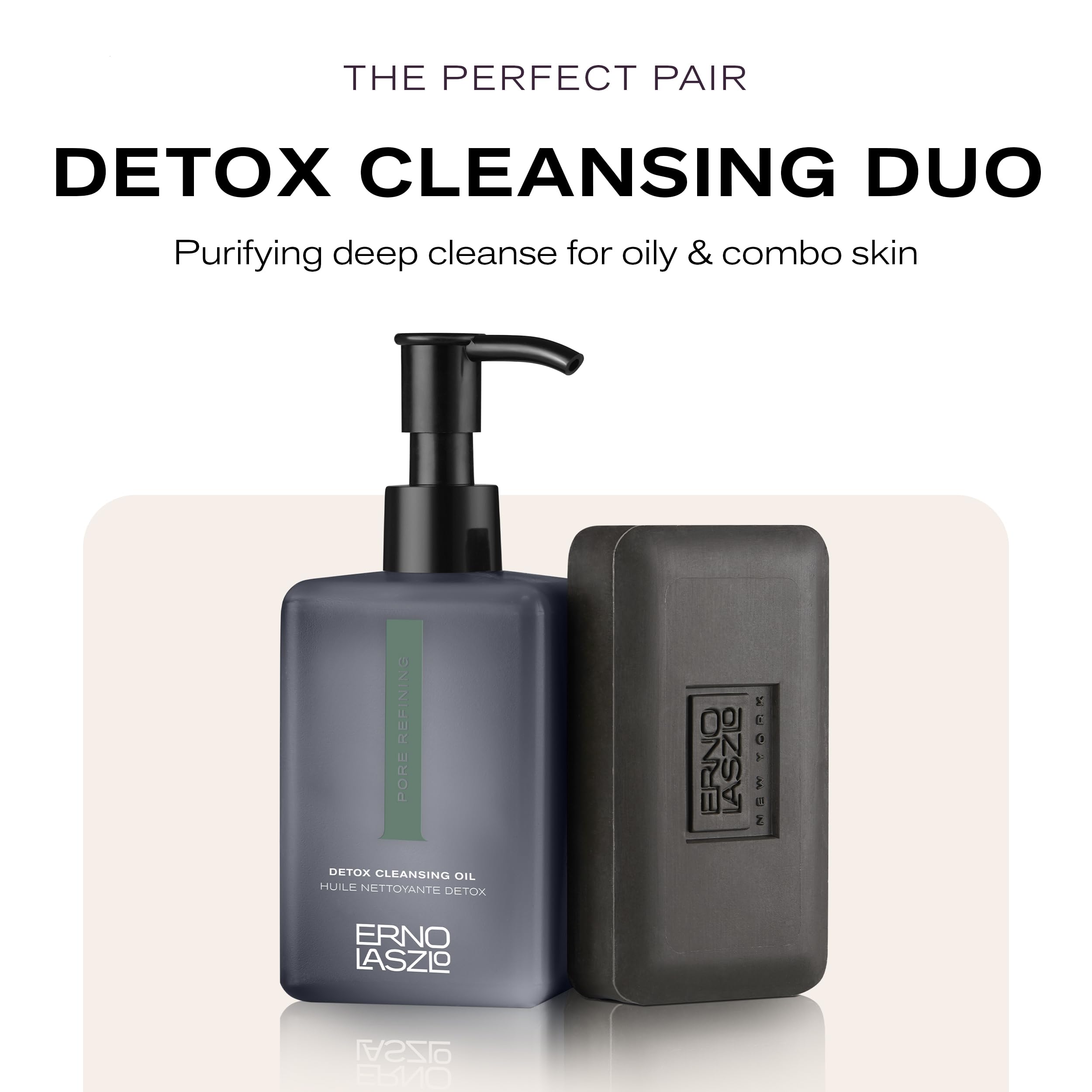 Erno Laszlo Detox Cleansing Oil — Charcoal & Shea Butter Deep Cleanse, 6.4 Fl Oz