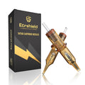 ES ETRSHIELD GEM Tattoo Cartridges – 50pc Needle Assortment (5x Each) RL/RS/M1/RM