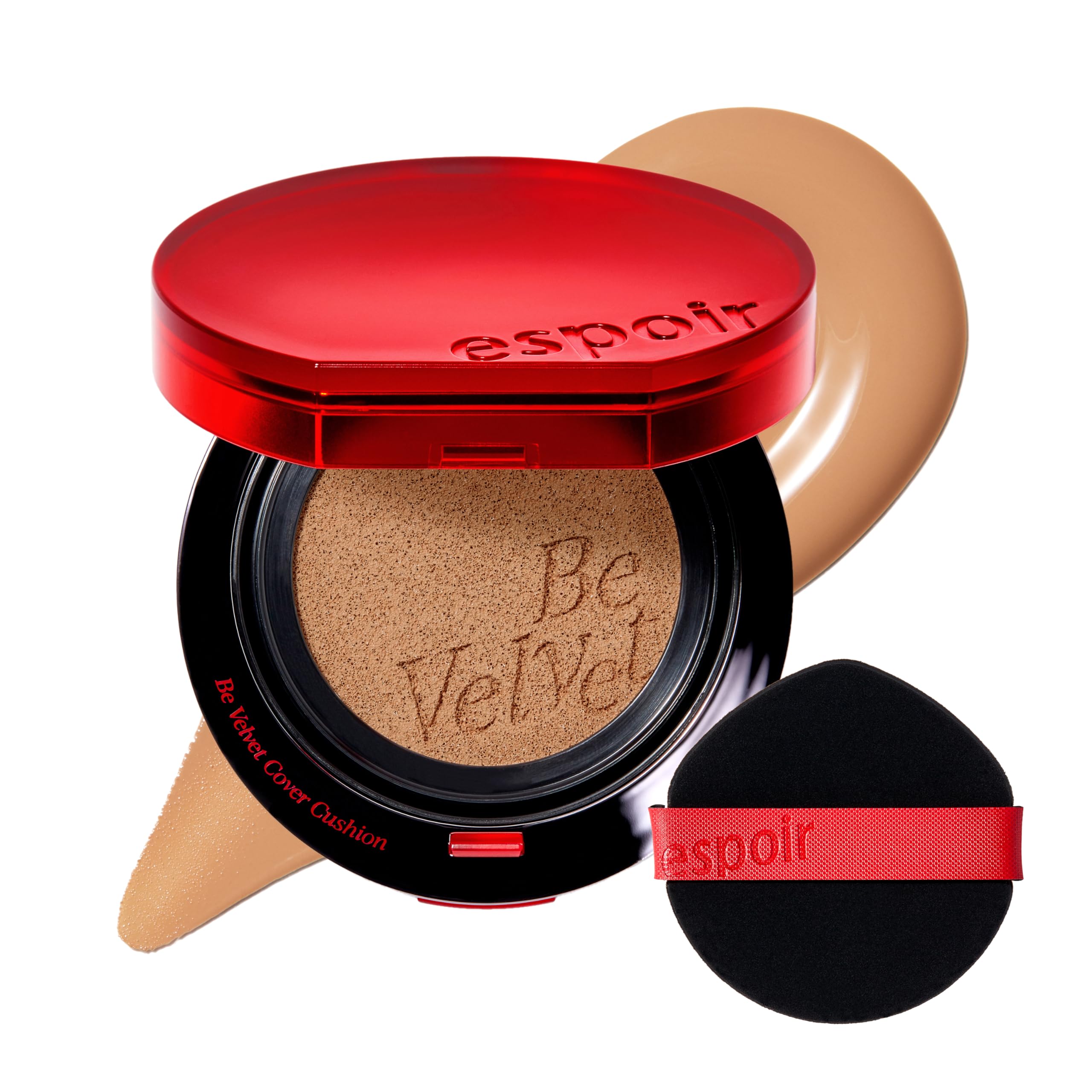 Espoir Be Velvet Cushion Foundation #30 Toffee – Long-Lasting, Oxidation-Resistant Coverage