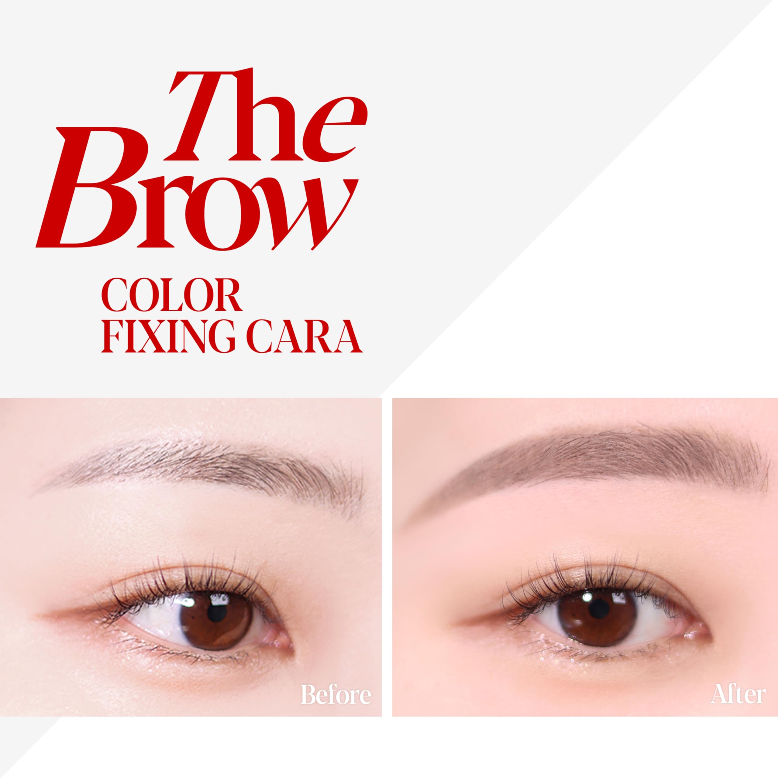Espoir The Brow Color Fixing Cara Taupe #2 – Non-Clumping, Smudge-Proof Eyebrow Mascara