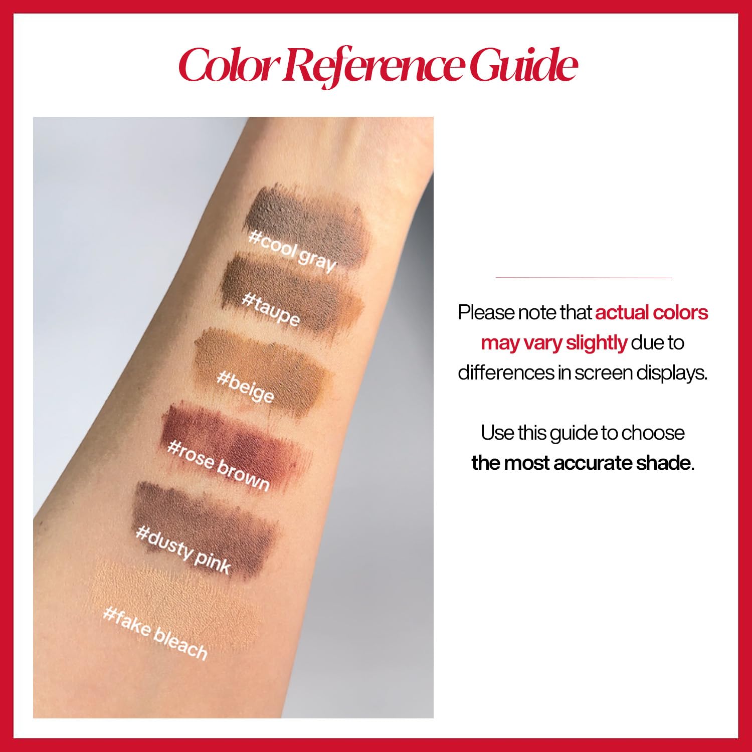 Espoir The Brow Color Fixing Cara Taupe #2 – Non-Clumping, Smudge-Proof Eyebrow Mascara