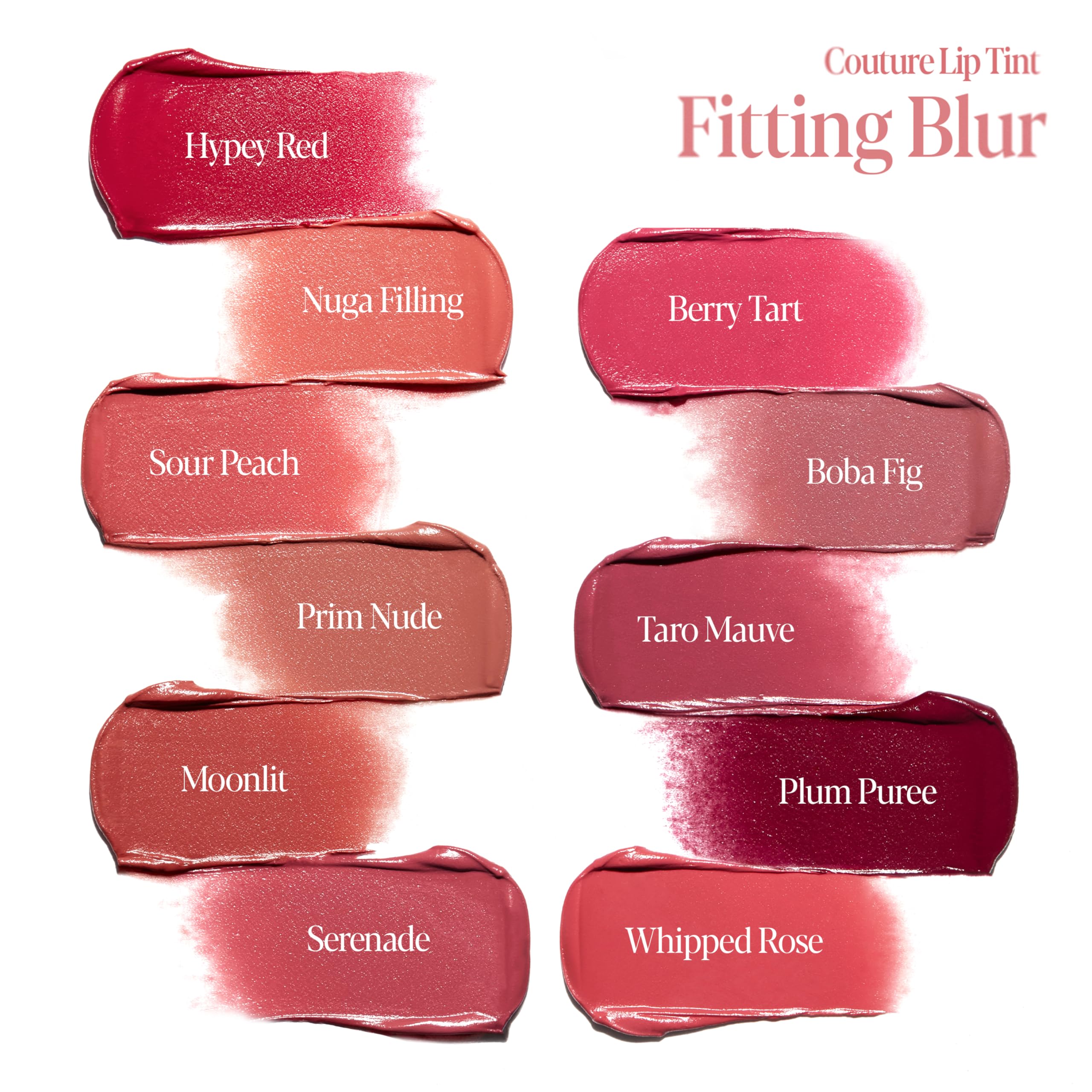 Espoir Couture Lip Tint Fitting Blur #3 Sour Peach | Smudge-Proof Lip Stain, Lightweight Matte Finish, Vegan Korean Makeup 0.14 oz