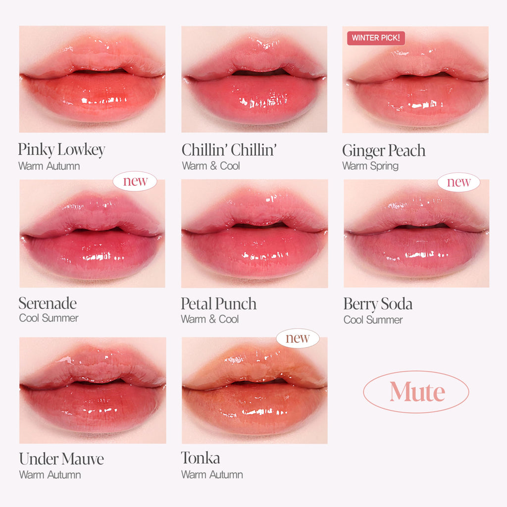 Espoir Couture Lip Tint Glaze #3 Chillin' Chillin' | Juicy, Non-Sticky Lip Stain (0.14 oz)