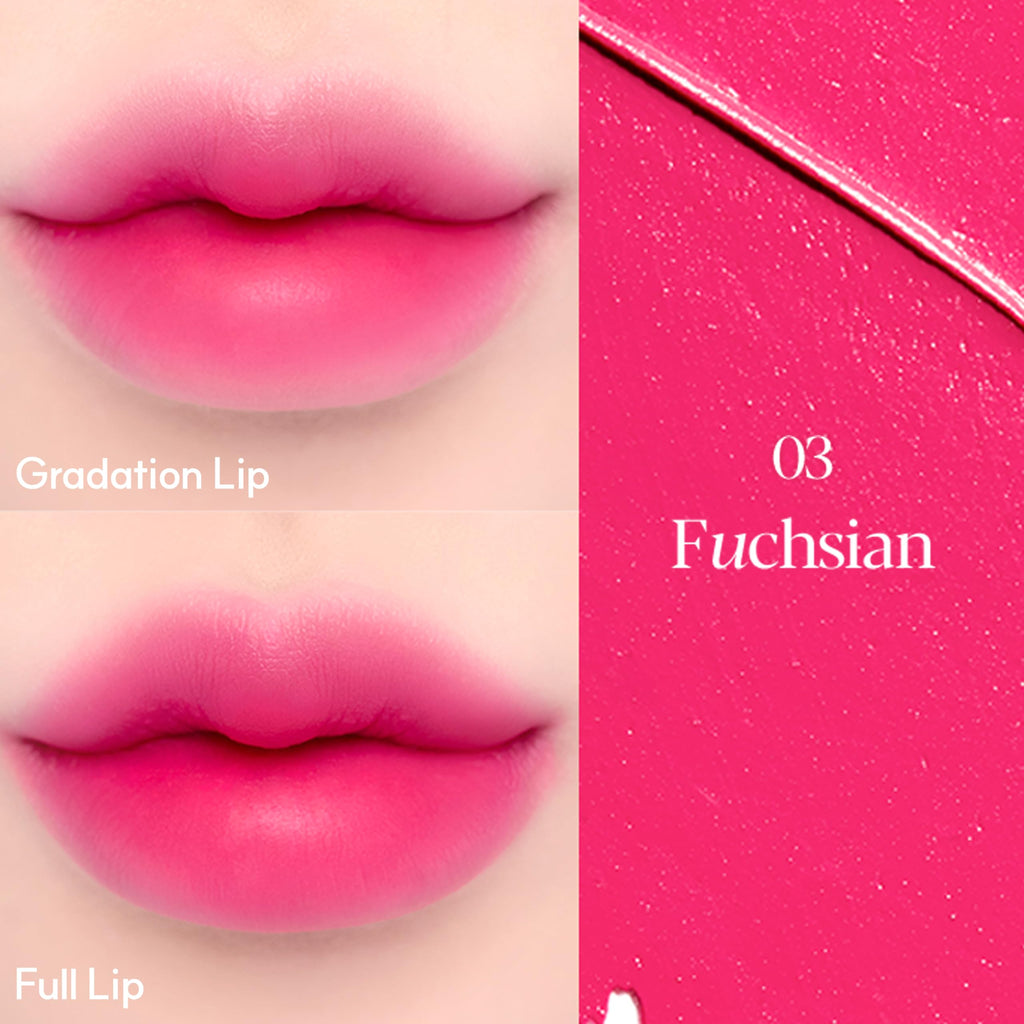 Espoir Nowear Volume Matte Lipstick #3 Fuchsian – Airy Velvet Finish, Long-Lasting Color