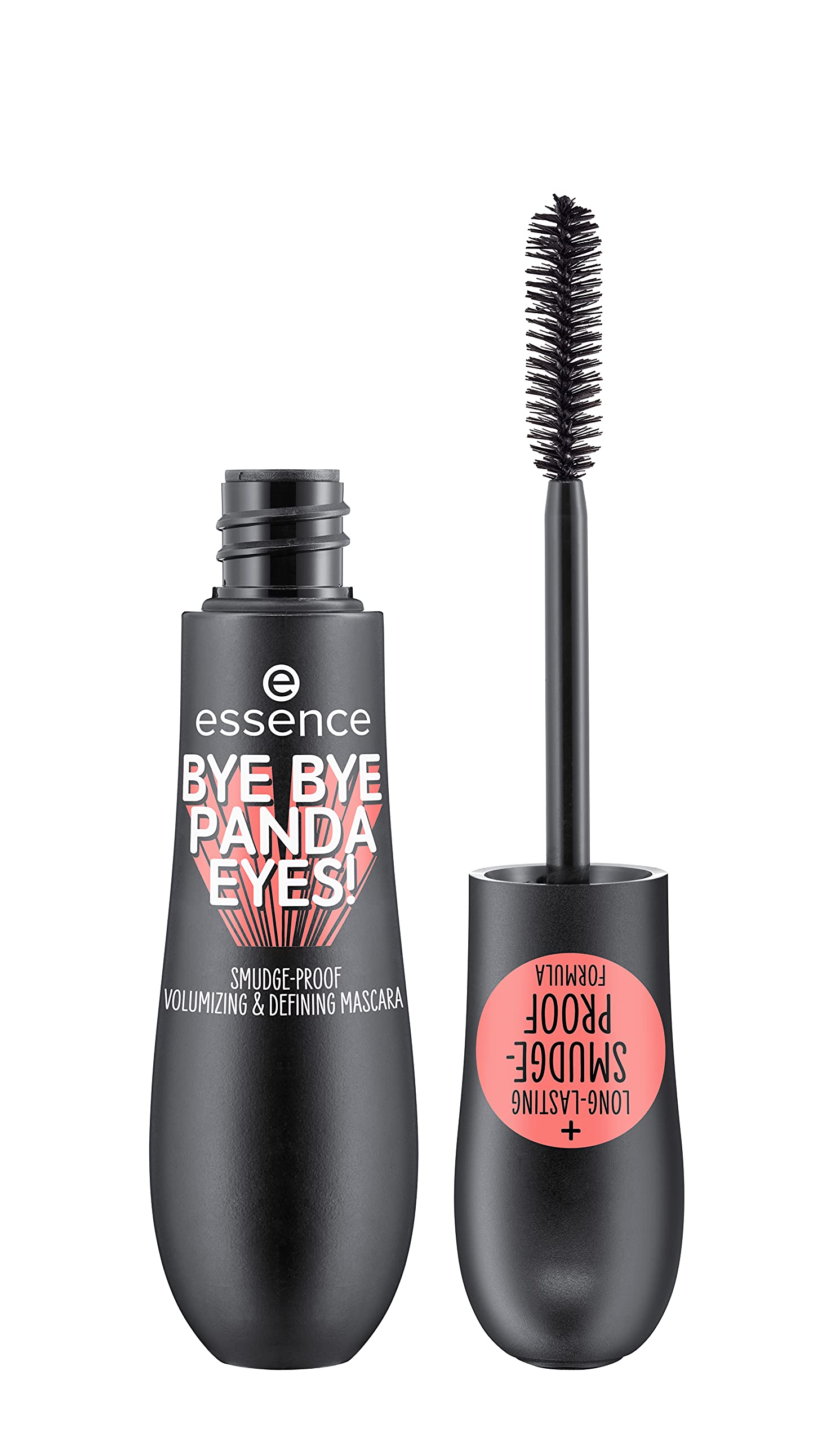 essence 3-Pack Bye Bye Panda Eyes Tubing Mascara – Smudge-Proof, Volumizing Definition, Vegan & Cruelty-Free