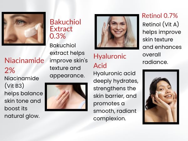 Essentially KateS Retinol Moisturizer Cream 50 ml – Pack of 2 – Face, Eye, Neck & Décolleté – Korean Skincare