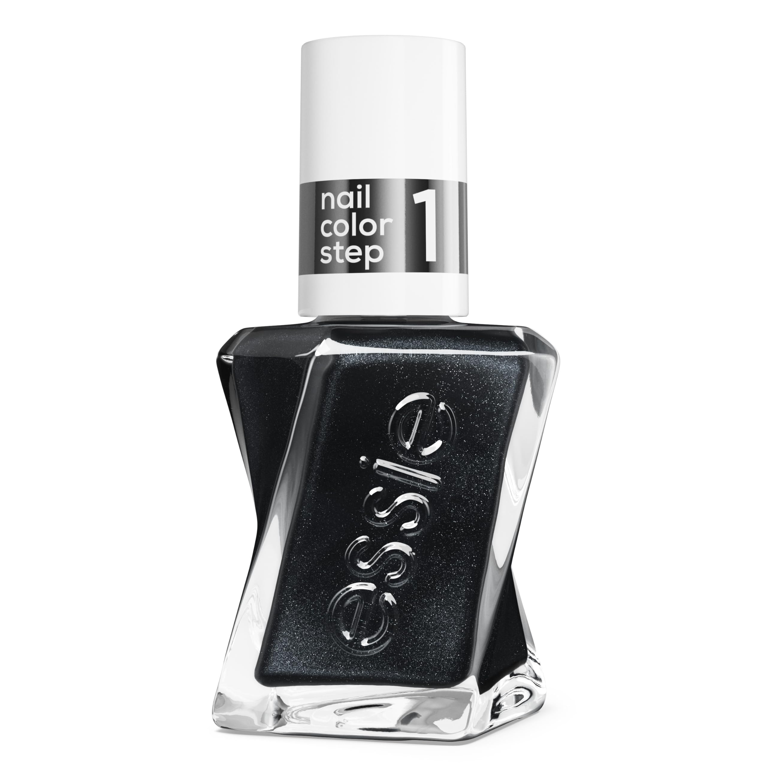 essie gel couture Long-Lasting Nail Polish – Liquid Diamonds, Green & Blue Pearl, Black Diamond