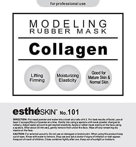 estheSKIN No.101 Collagen Peel-Off Rubber Mask – 2 Pack (35oz)
