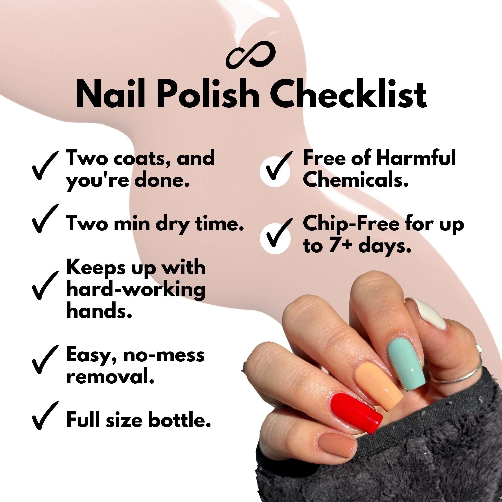 Eternal Flower Queen Pastel Nail Polish Set – 5-Piece Quick-Dry, USA Made (13.5mL Each)
