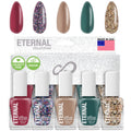Eternal Glitter Nail Polish Set – CHEERS (Set of 5) Gold Nail Polish Kit for Women | Long-Lasting & Quick-Dry | Made in USA