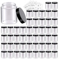 Eternal Moment 48 Pack 8oz Clear Jars with Lids – BPA-Free Plastic Cosmetic Containers