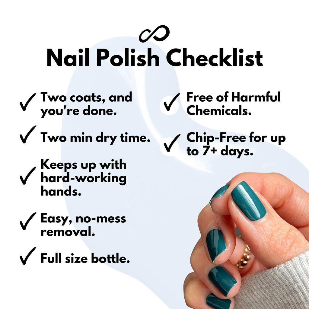 Eternal Ocean View Nail Polish Set – 5-Piece, Quick-Dry, Made in USA