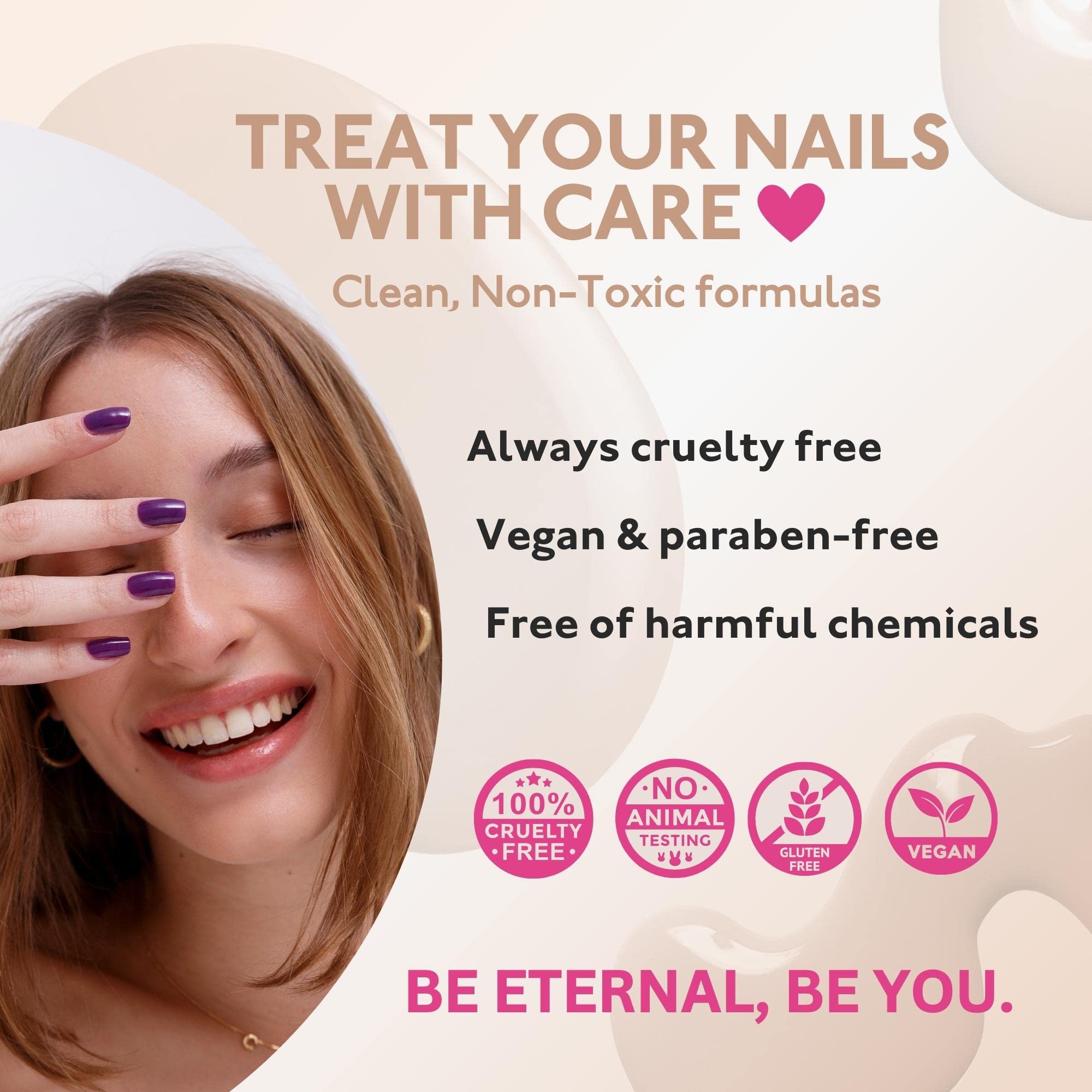Eternal Ocean View Nail Polish Set – 5-Piece, Quick-Dry, Made in USA