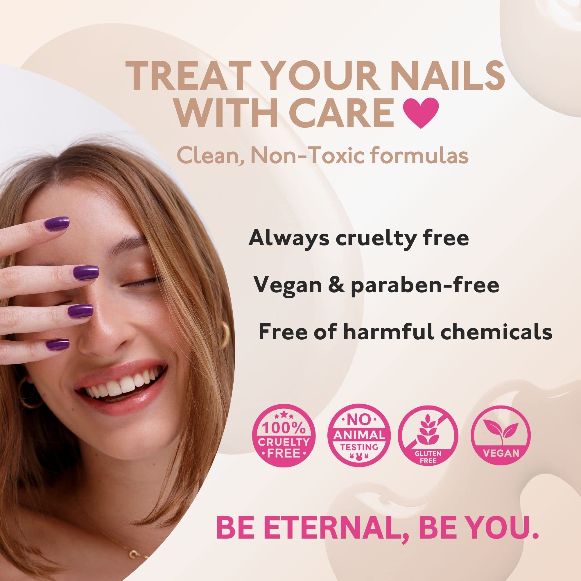 Eternal Pastel Nail Polish Sets – CHIC PASTELS, 5-Piece Non-Toxic Kit (Made in USA, 13.5mL each)