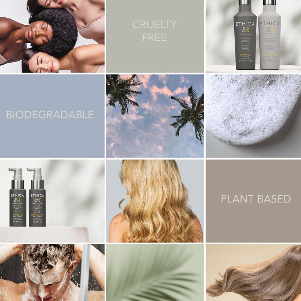 Ethica Beauty Sulfate-Free Anti-Aging Shampoo – Salon-Grade, Hypoallergenic, All Hair Types