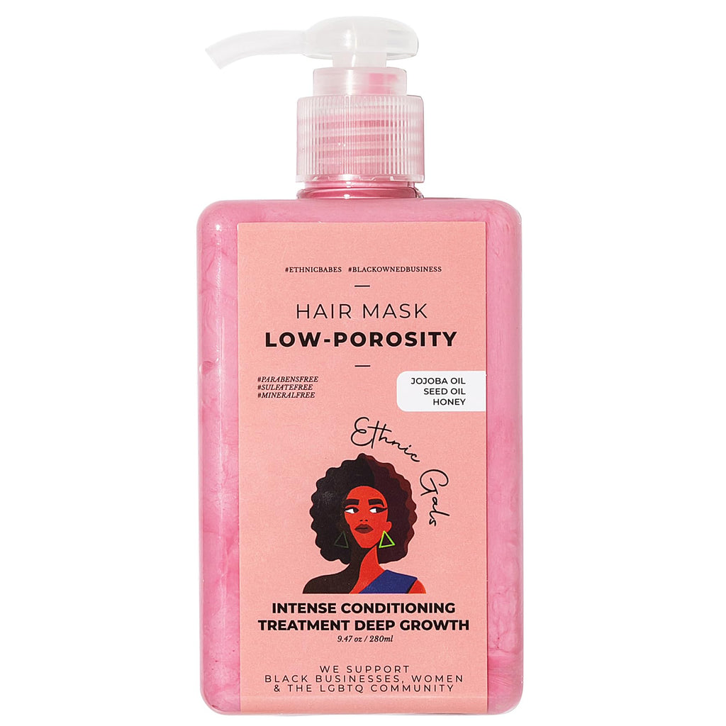 Ethnic Gals Low Porosity Hair Mask – Deep Moisture & Repair (9.5 oz)