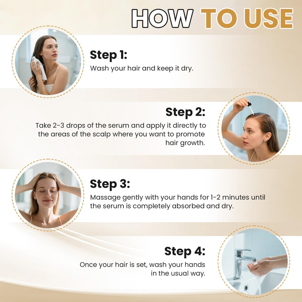 ETOVO 5% Minoxidil for Women – Hair Growth Serum for Thicker, Fuller Hair