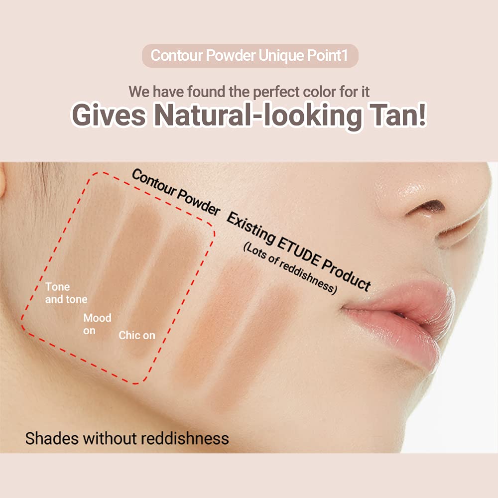 ETUDE Contour Powder Creator | Dual-Color Bronzer & Contour Palette for Natural Definition