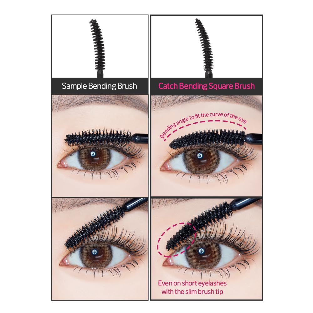 ETUDE Curl Fix Mascara Volume 1+1 Set – Waterproof, 24-Hour Curl, Dense Volume, Vegan Certified