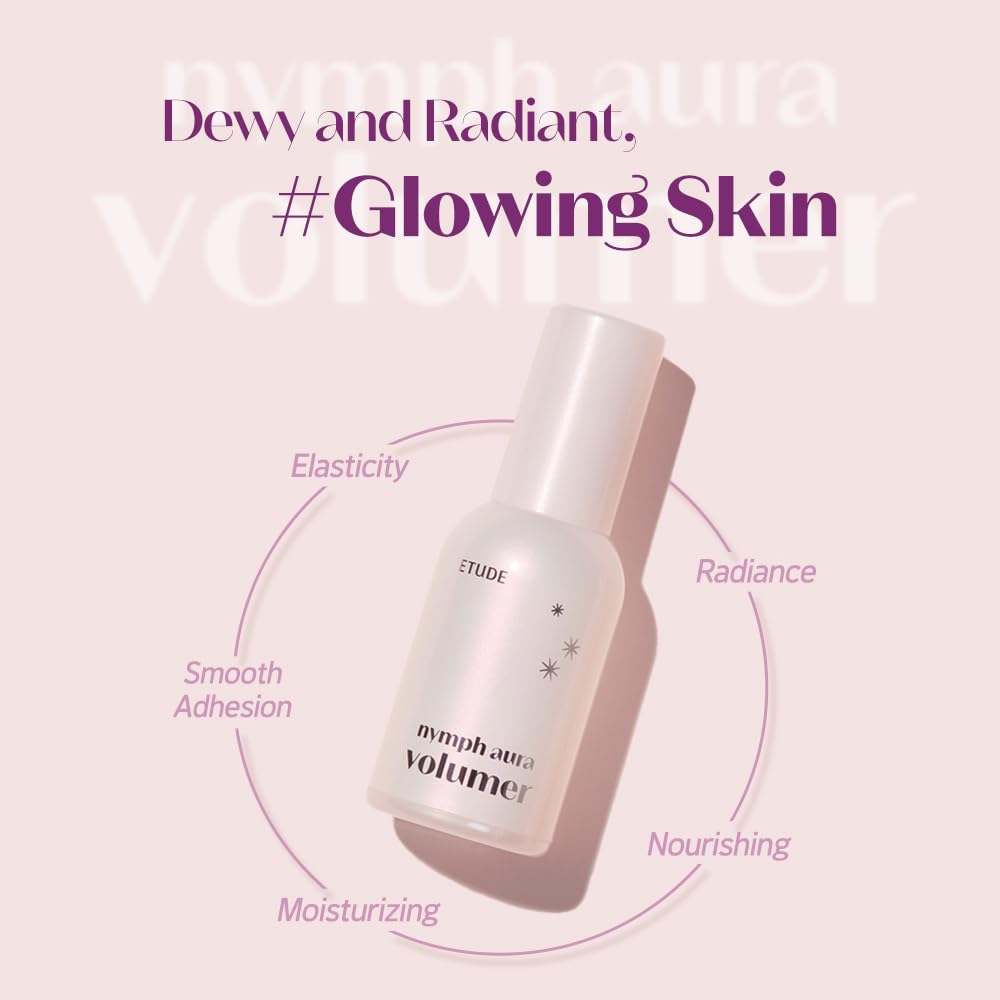 ETUDE Nymph Aura Volumer – Hydrating Glass-Skin Primer | K-Beauty Glow Base