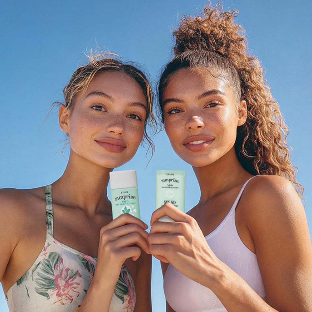 ETUDE Sunprise Mild Airy Finish Sunstick SPF50+ PA++++ | Vegan, Matte, Non-Greasy