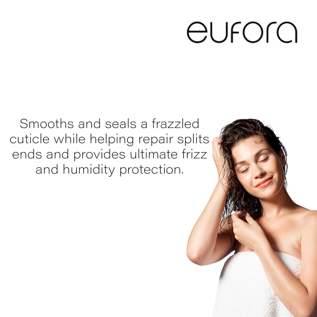 Eufora Smoothing Frizz Control Conditioner – 9.5 oz | Frizz & Humidity Defense for Curly Hair