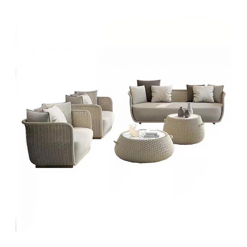 Eusden Rattan Outdoor Sofa Set, Outdoor Furniture