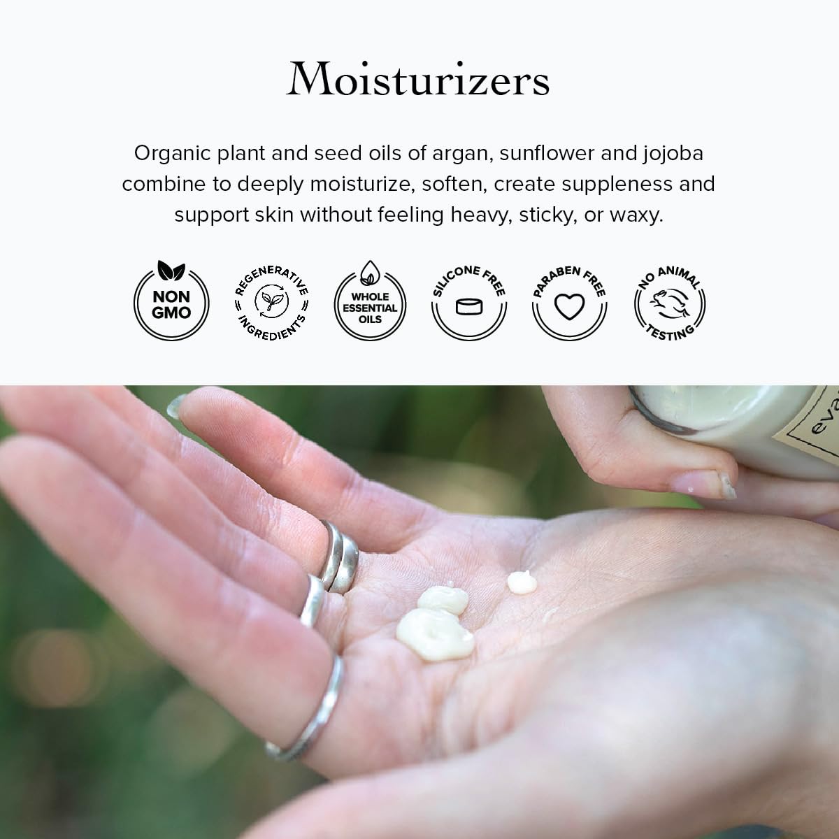 Evanhealy Lavender Argan Light Moisturizer | Sheer Antioxidant Cream for Oily & Sensitive Skin