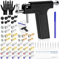Evatage Reusable Ear Piercing Gun Kit — At Home Piercing Tool Set with Crystal Stud Earrings