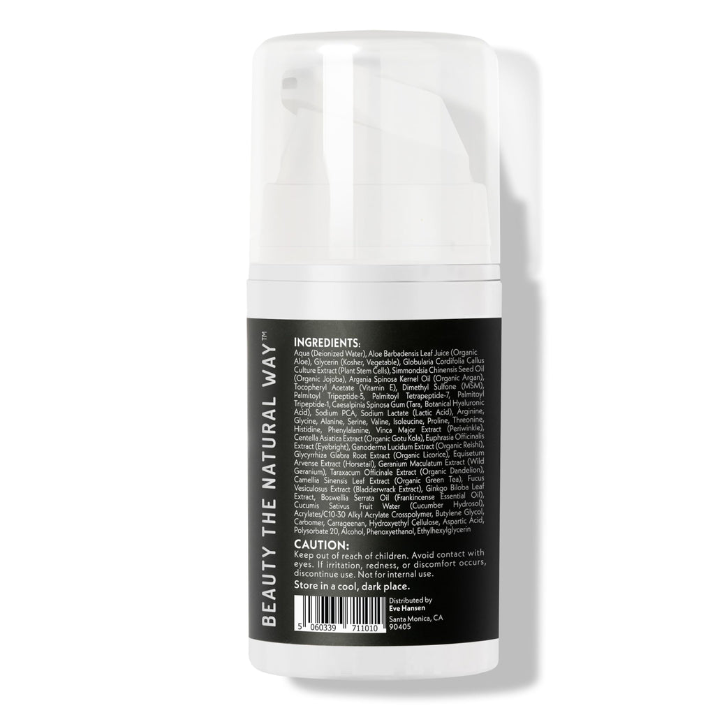 Eve Hansen Anti-Aging Eye Gel with Peptides | Plant Stem Cells, Hyaluronic Acid & Vitamin E | Cruelty-Free, Vegan, Made in USA | 0.5 oz
